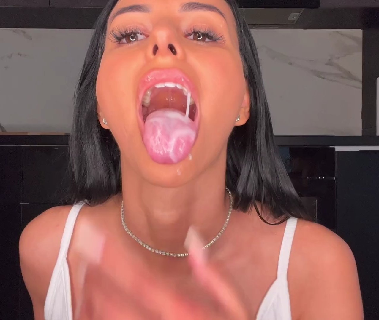 Sexy Latina takes big Load after hard good Sex #BgX8HS2O